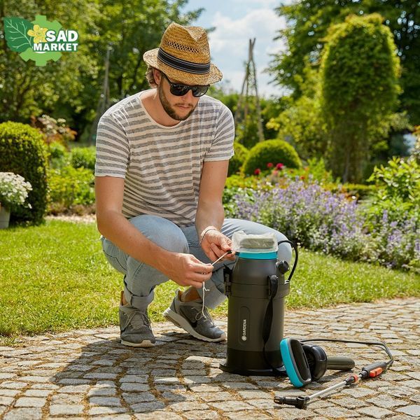 Обприскувач акумуляторний Gardena EasyPump помповий, з латунним соплом, 5 л 11136-20.000.00 фото