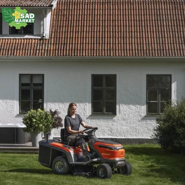 Садовый аккумуляторный трактор Husqvarna TS 100i 9707450-01 фото