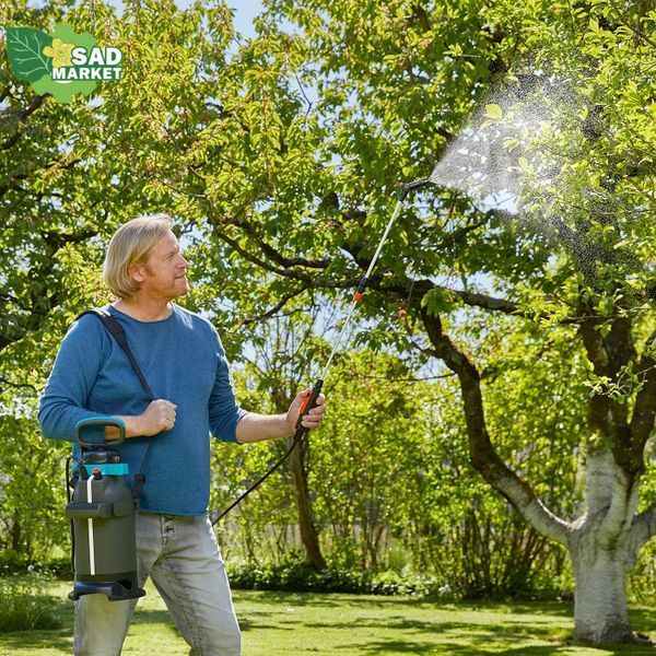 Обприскувач акумуляторний Gardena EasyPump помповий, з латунним соплом, 5 л 11136-20.000.00 фото