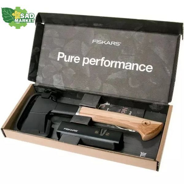 Набор топор + точило Fiskars Norden N7 386 мм 0.791 кг (1051146) 1051146 фото
