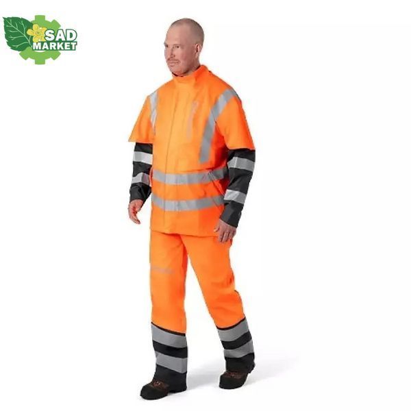 Куртка от дождя Husqvarna Functional High Viz мужская, р XL-58/60 5976628-58 фото