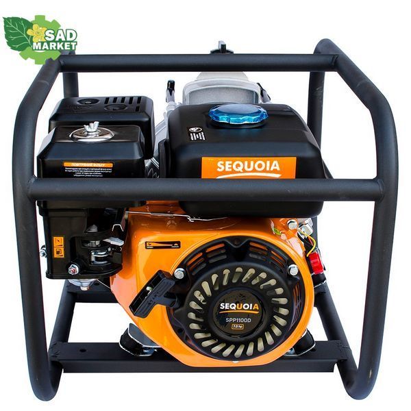Мотопомпа бензинова для чистої та брудної води SEQUOIA SPP1100D SPP1100D фото