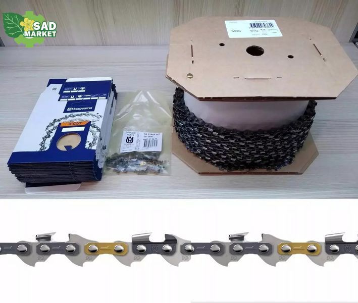 Ланцюг в бухті 3/8" mini; 1.3мм; HUSQVARNA X-CUT S93G, 1641E 5854042-01 фото