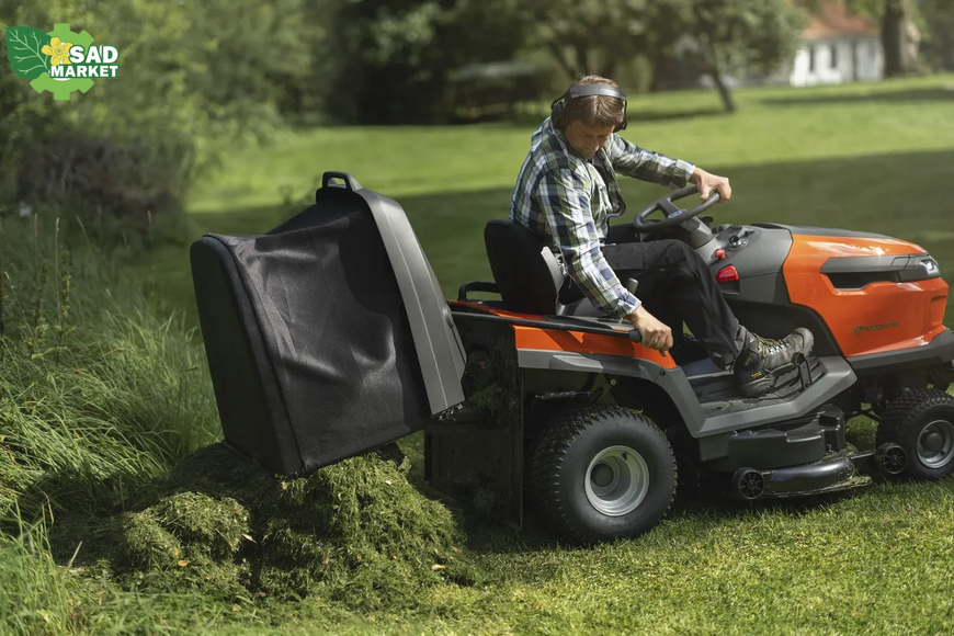 Садовый бензиновый трактор Husqvarna TС 220T 9707278-01 фото
