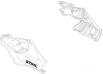 Корпус рукоятки STIHL BGA 86 BA027901000 фото
