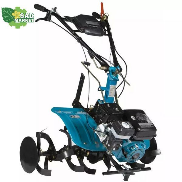 Мотоблок бензиновий Hyundai T 1050, Hyundai IC212, 7 к.с., 212 куб.см, 2 вперед/1 назад, Ручний стартер, Бензиновий Т 1050 фото