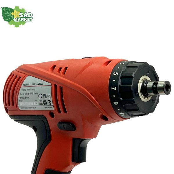 Дриль-шурупокрут мережевий Felisatti ДШ-10/260Э2/F90888 ДШ-10/260Э2/F90888 фото