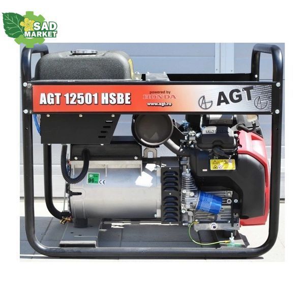Генератор бензиновый AGT 12501 HSBE R16 AGT12501HSBER16 фото