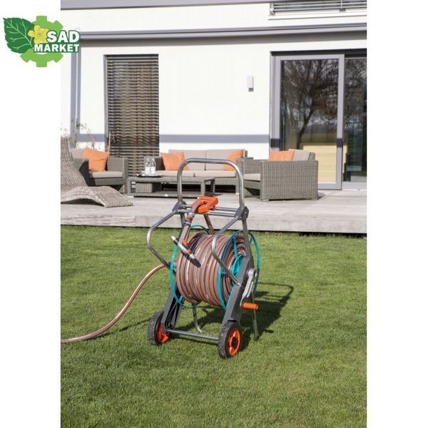 Тележка для шланга металлическая Gardena 100 02674-20.000 фото