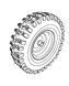 Колесо в сборе снегоуборщика Stiga 8X4.8, LH (левое) 7151751296YP фото 2