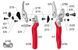 Лезо змінне до секатора Felco 6, 12, 6СС 6/3 фото 2
