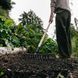 Грабли стальные с ручкой для грунта Fiskars Solid, 12 зубцов 1014811 фото 3