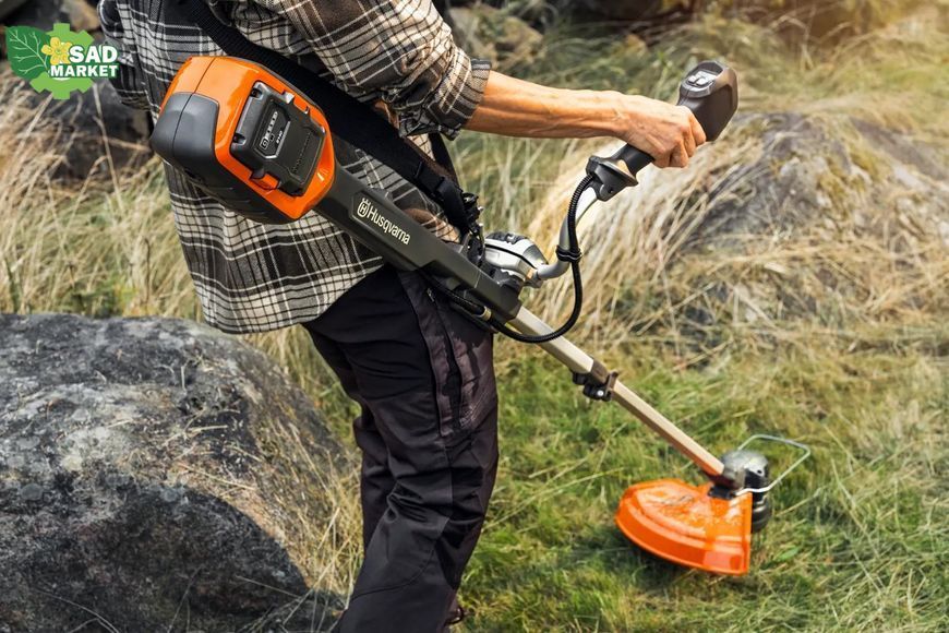 Коса акумуляторна Husqvarna 220iR KIT (АКБ+ЗП) 9707544-02 фото