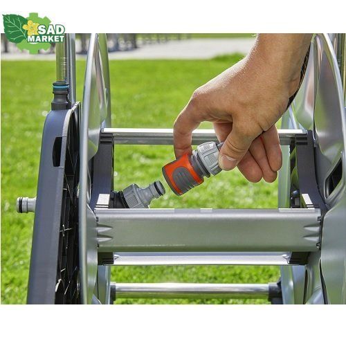 Тележка для шланга Gardena AquaRoll M Metal 18540-20.000.00 фото