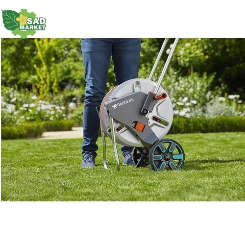 Тележка для шланга Gardena AquaRoll M Metal 18540-20.000.00 фото
