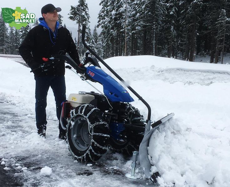 Відвал сніговий 100 см для 2-х колісних моотоблоків-тракторів Pasquali (92191234) 92191234 фото