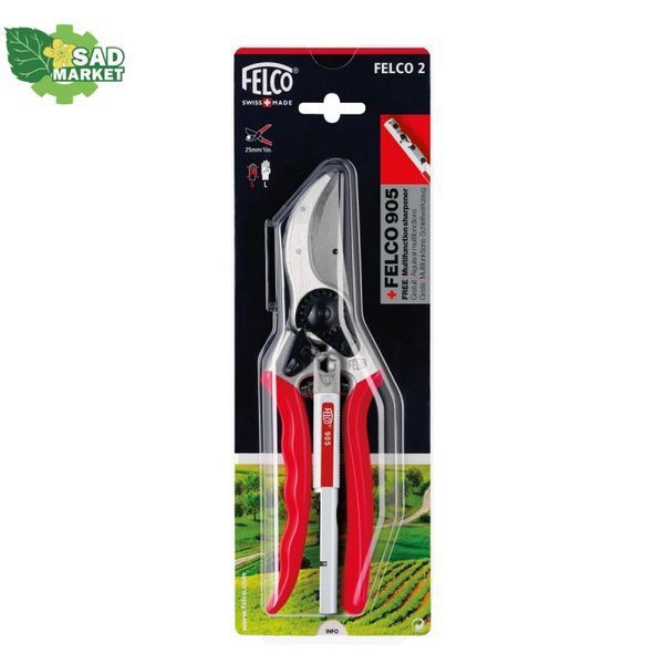 Секатор классический Felco 2 +точилка 905, L Felco2+905 фото