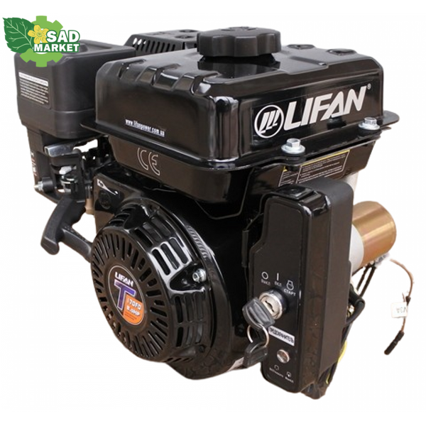 Двигатель бензиновый LIFAN LF170FD-T вал &Oslash; 20 мм шпонка LF170FD-T фото