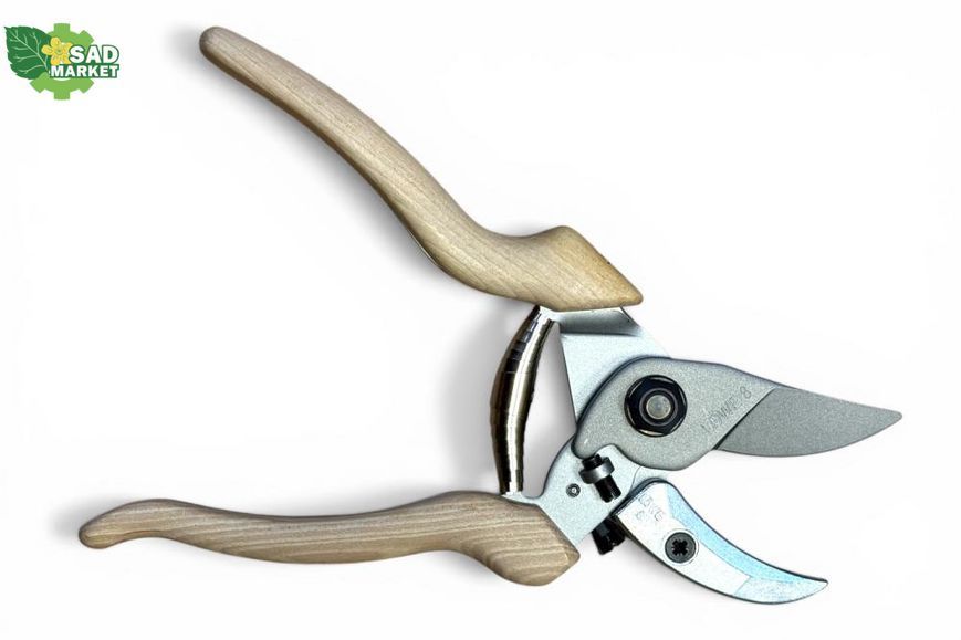 Секатор с наковальней LOWE N8.104 Natural Series деревянные ручки из гикори N8.104 фото
