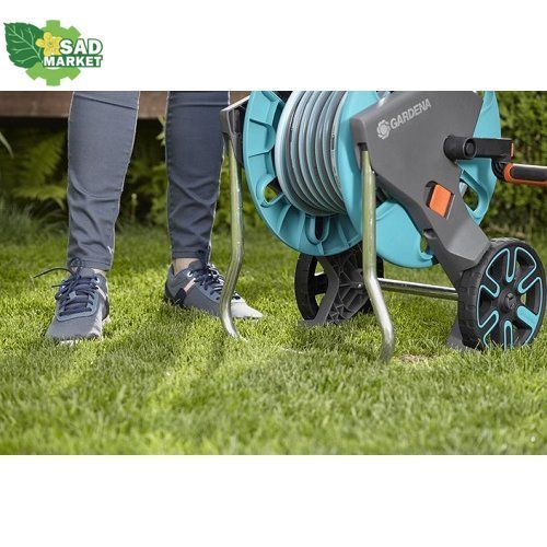 Тележка для шланга Gardena AquaRoll M Set + комплект для полива, 20 м 18513-20.000.00 фото