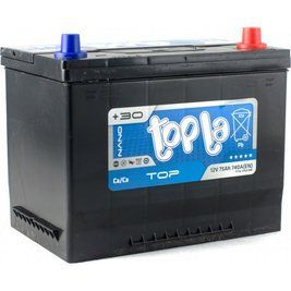 Акумулятор Topla 75Ah/12V Top/Energy Japan Euro 57529 118875 фото