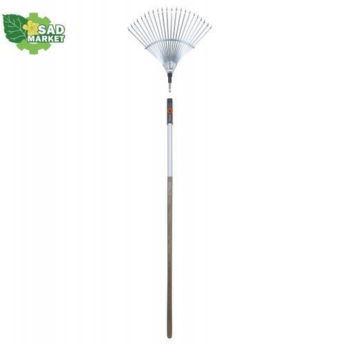 Грабли стальные веерные Gardena Combisystem, 50 см 03102-20.000.00 фото