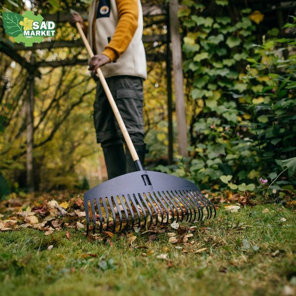 Грабли пластиковые с ручкой Fiskars Classic 1080009 фото