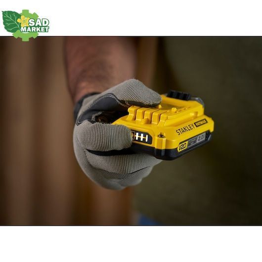 Зарядное устройство быстрое 4A + 2 АКБ Stanley FATMAX V20 2A SFMCB12D2 SFMCB12D2-QW фото