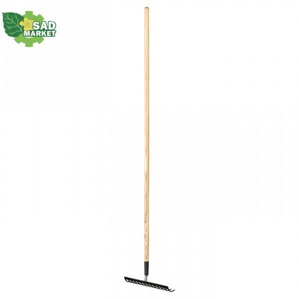 Грабли стальные с ручной для грунта Fiskars Solid, 14 зубцов 1011598 фото