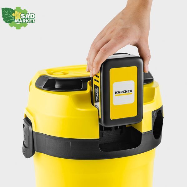 Пылесос хозяйственный аккумуляторный Karcher WD 3-18 1.628-550.0 фото