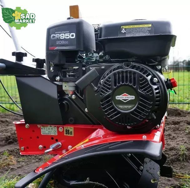 Бензиновий культиватор HECHT790BS, Briggs&Stratton CR950, 5.7 к.с., 208 куб.см, 1 вперед/1 назад, Ручний стартер, Бензиновий HECHT790BS фото
