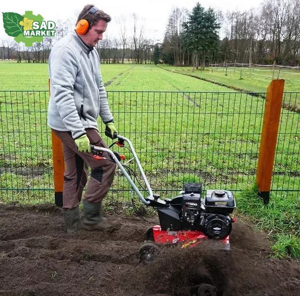 Бензиновий культиватор HECHT790BS, Briggs&Stratton CR950, 5.7 к.с., 208 куб.см, 1 вперед/1 назад, Ручний стартер, Бензиновий HECHT790BS фото