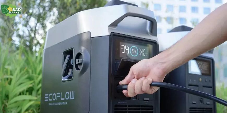 Генератор бензиновий інверторний EcoFlow Smart Generator GasEB-EU фото