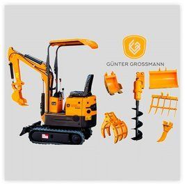 Скрепер для мини-экскаватора Gunter Grossman GG 6000 rake GG6000 фото