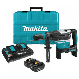Перфоратор акумуляторний Makita DHR400T2UN, LXT, SDS-MAX 18В+18В, 5Аг х 2шт, DC18RD, кейс DHR400T2UN фото