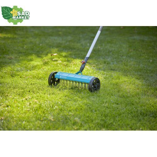 Грабли скарифицирующие на колесах Gardena Combisystem, 32 см 03395-20.000.00 фото