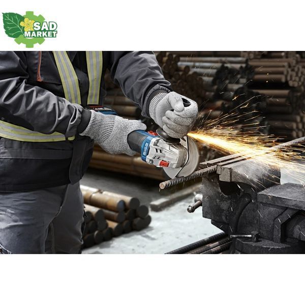 Угловая аккумуляторная шлифмашина Bosch GWS SET 18V-8 + кейс + 1 аккумулятор 4Ah и ЗУ 06019N9021 фото