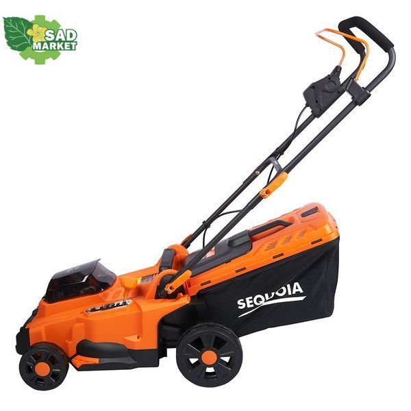 Аккумуляторная газонокосилка SEQUOIA SBL4037B-E2W, SET SBL4037B-E2W фото
