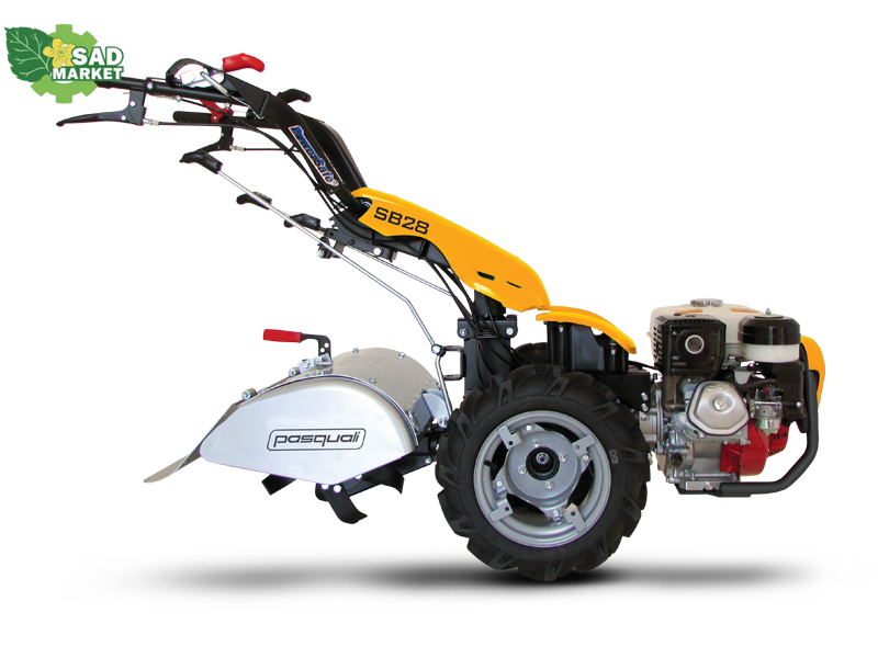 Мотоблок (трактор 2-х колесный) бензиновый Pasquali SB 28 POWERSAFE (Honda GX160) PCGCA1B0N фото