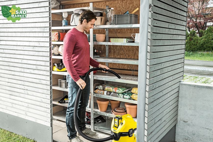 Пилосос господарський акумуляторний Karcher WD 3 Battery 1.629-910.0 фото