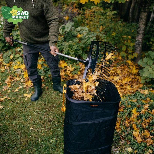 Грабли пластиковые многофункциональные 3-в-1 Fiskars Ergonomic 1077116 фото