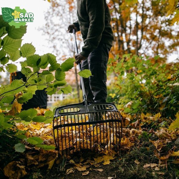 Грабли пластиковые многофункциональные 3-в-1 Fiskars Ergonomic 1077116 фото