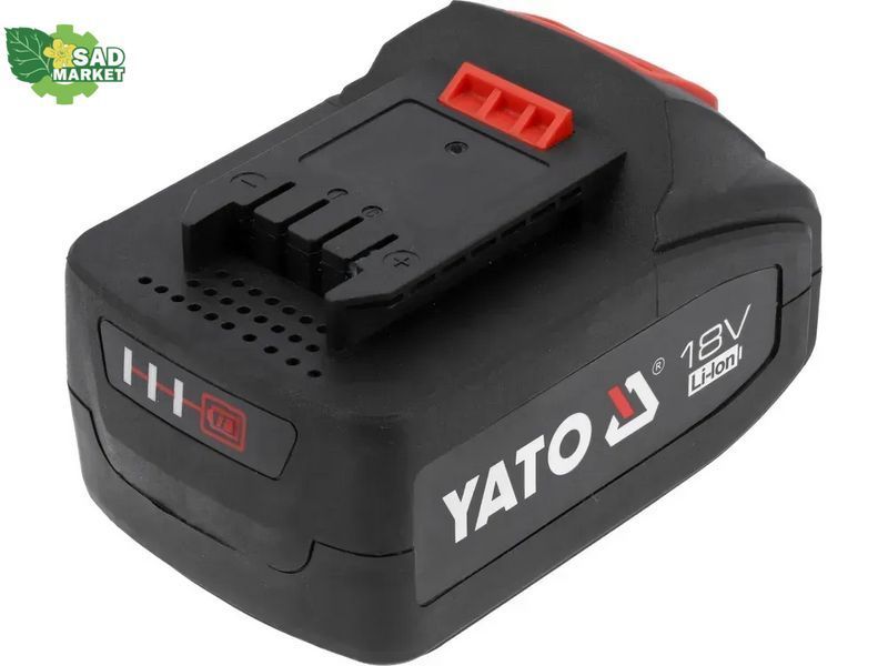 Акумулятор YATO YT-828463, 18 В, 4 А/Год YT-828463 фото