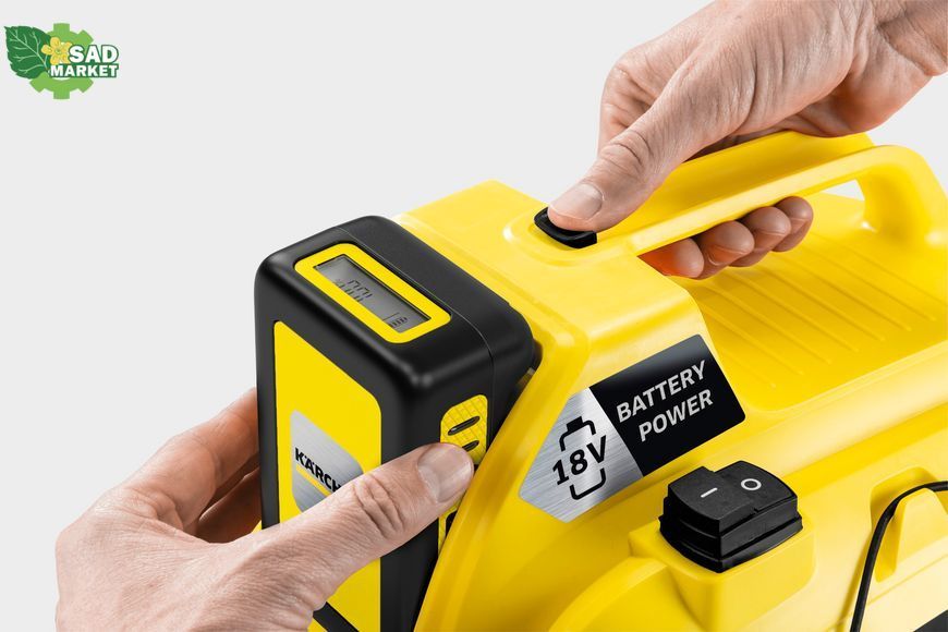 Пылесос хозяйственный аккумуляторный Karcher WD 1 Compact Battery 1.198-300.0 фото
