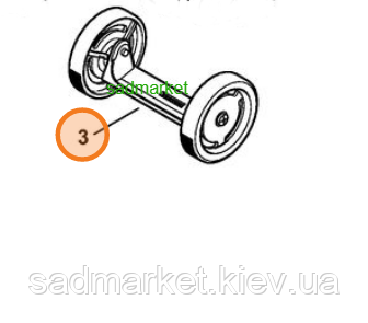 Комплект колес для STIHL HSA 25 45150071000 фото