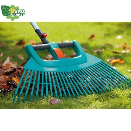 Граблі пластикові віялові збірні Gardena Combisystem, XXL 03107-20.000.00 фото