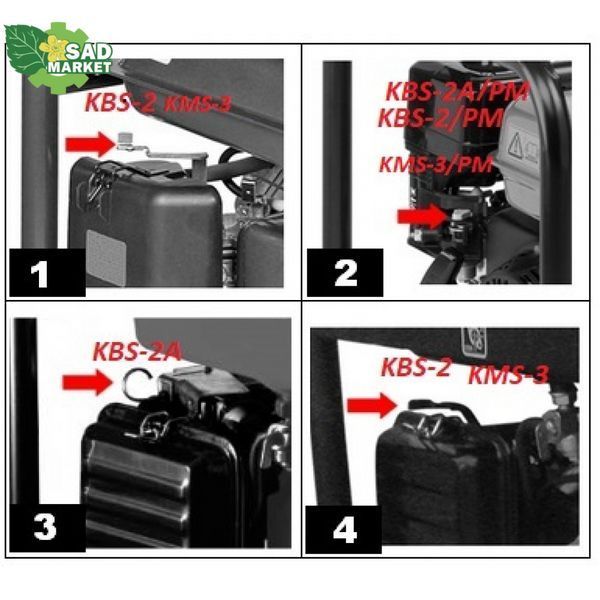 Газовий модуль GASPOWER KBS-2A/PM (для двигунів 172F-177F) KBS-2A /PM фото