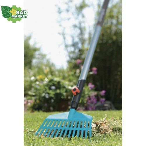 Граблі пластикові для газонів Gardena Combisystem, 27 см 03105-20.000.00 фото