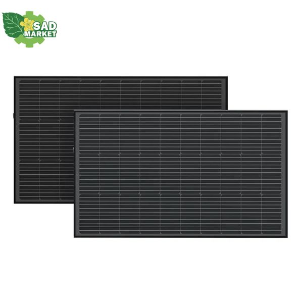 Набір сонячних панелей EcoFlow 2*100 Solar Panel Стаціонарні ZMS331 фото