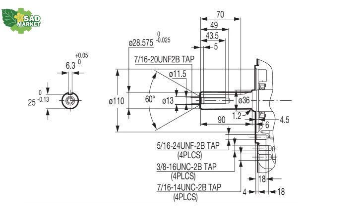 Двигун бензиновий HONDA GX800IRHX-TX-F4-OH GX800IRHX TX-F4-OH фото